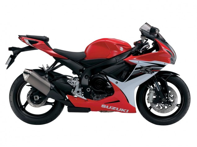 2011-2024 Suzuki GSXR 600/750 Motorcycle Fairings - Red White Black Australia