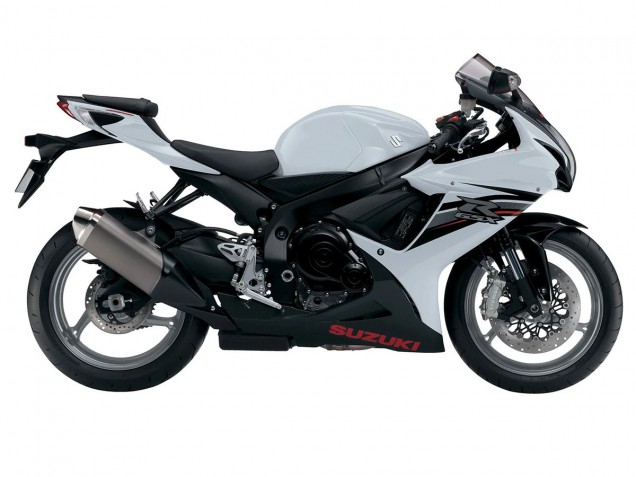2011-2024 Suzuki GSXR 600/750 Motorcycle Fairings - White Black Australia