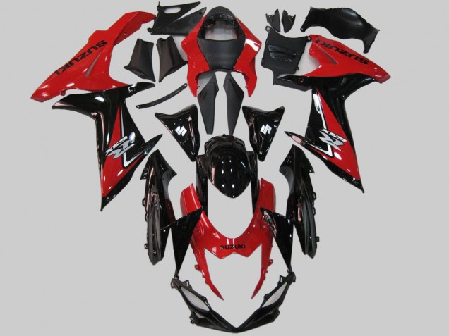2011-2024 Suzuki GSXR 600/750 Motorcycle Fairings - Red Black Australia