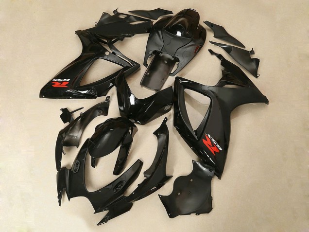2006-2007 Suzuki GSXR 600/750 Motorcycle Fairing - Glossy Black Australia