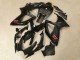 2006-2007 Suzuki GSXR 600/750 Motorcycle Fairing - Glossy Black Australia