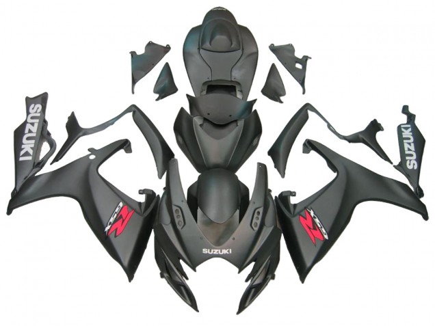2006-2007 Suzuki GSXR 600/750 Motorcycle Fairings - Matte Black Australia