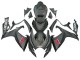 2006-2007 Suzuki GSXR 600/750 Motorcycle Fairings - Matte Black Australia