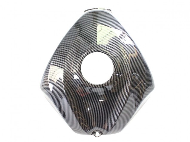 2006-2007 Suzuki GSXR 600/750 Motorcycle Fairings - Black White Carbon Fiber Style Australia