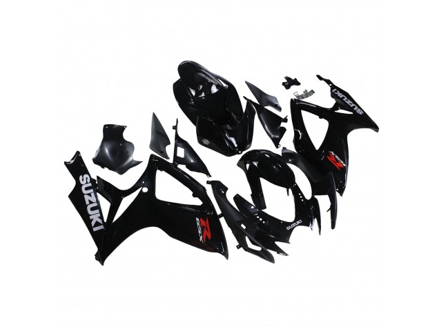 2006-2007 Suzuki GSXR 600/750 Motorcycle Fairings - Glossy Black Australia