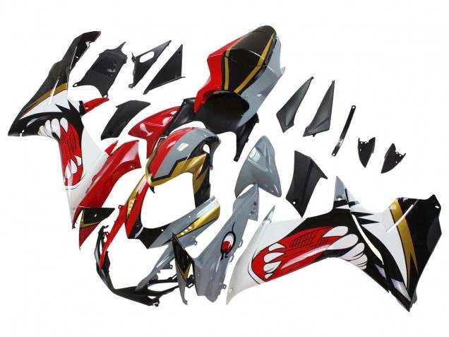2011-2024 Suzuki GSXR 600/750 Motorcycle Fairings - Red Gold Grey Black White Shark Australia