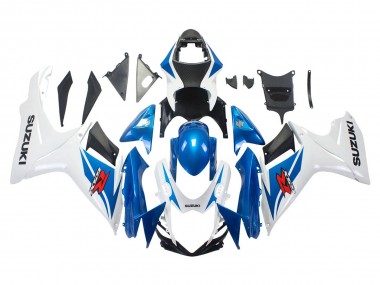 Affordable 2011-2024 Suzuki GSXR 600/750 Motorcycle Fairings - Blue White Australia