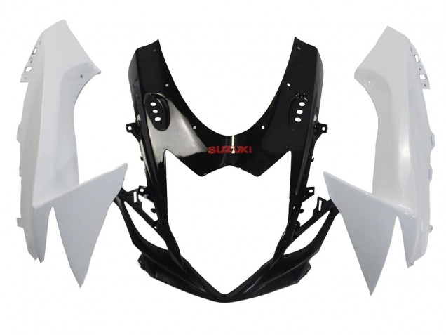 2011-2024 Suzuki GSXR 600/750 Motorcycle Fairings - White Glossy Black Australia