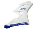 2006-2008 Triumph Daytona 675 Motorcycle Fairings - White Blue Australia