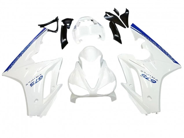 2006-2008 Triumph Daytona 675 Motorcycle Fairings - White Blue Australia