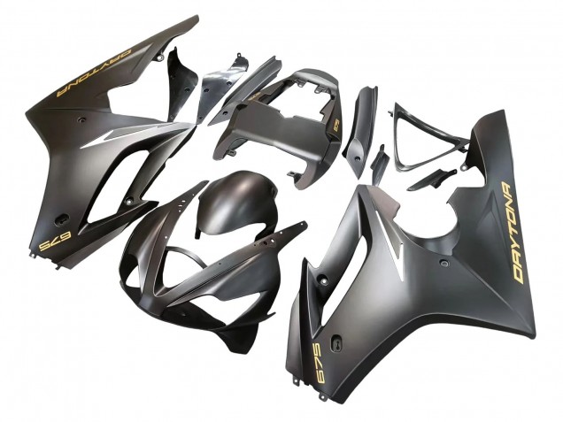 2006-2008 Triumph Daytona 675 Motorcycle Fairings - Matte Black Australia