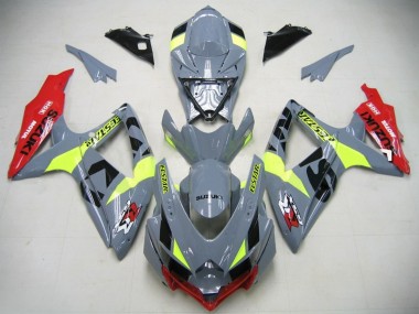 Affordable 2006-2007 GSXR750 K6 Motorcycle Fairings - Nardo Grey Neon Green Red Ecstar Australia