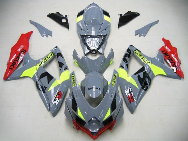 2006-2007 GSXR750 K6 Motorcycle Fairings - Nardo Grey Neon Green Red Ecstar Australia