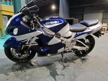 Affordable 1996-2007 Suzuki GSXR 1300 Hayabusa Motorcycle Fairings - Blue White Australia
