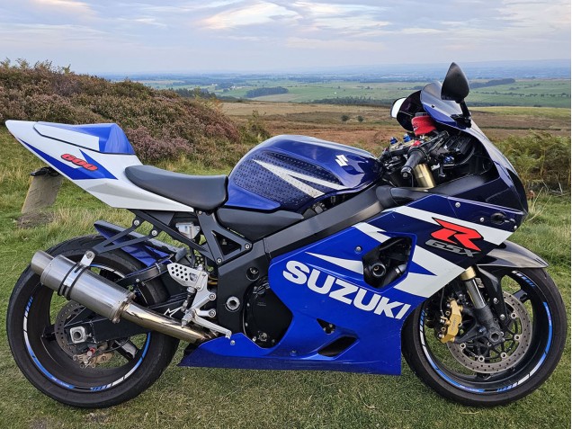 2004-2005 Suzuki GSXR 600 Motorcycle Fairings - Blue White Red Australia