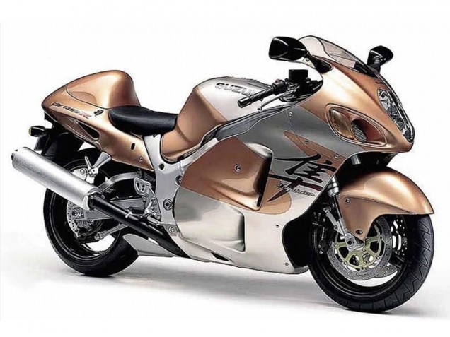 1996-2007 Suzuki GSXR 1300 Hayabusa Motorcycle Fairings - Light Brown Silver Australia