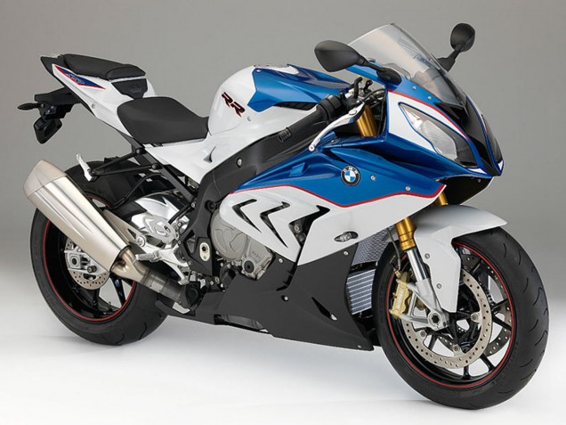 2015-2016 BMW S1000RR Motorcycle Fairings - White Blue Australia