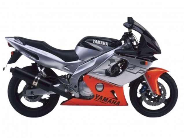 1996-2007 Yamaha YZF600R Thundercat Motorcycle Fairings - Grey Orange Black Australia