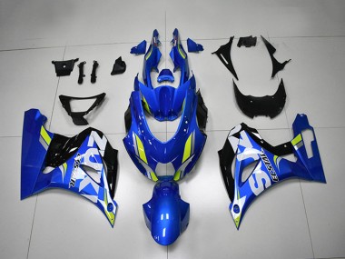 Affordable 2017-2024 Suzuki GSXR 1000 Motorcycle Fairing - Blue White Green Australia