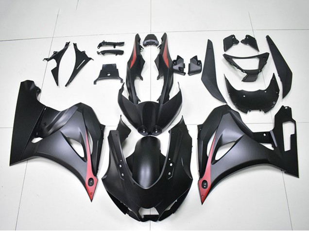 2017-2024 Suzuki GSXR 1000 Motorcycle Fairings - Matte Black Red Australia
