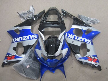 Affordable 2000-2002 Suzuki GSXR 1000 Motorcycle Fairings - Blue Silver Black Red White Decal Australia