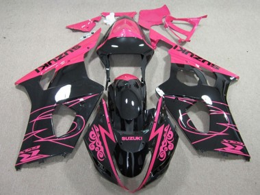Affordable 2003-2004 Suzuki GSXR 1000 Motorcycle Fairings - Pink Black Australia