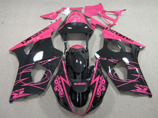 2003-2004 Suzuki GSXR 1000 Motorcycle Fairings - Pink Black Australia