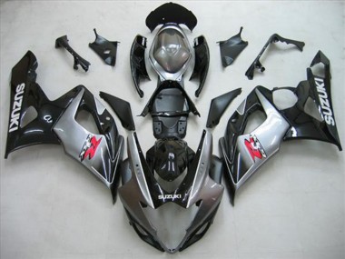 Affordable 2005-2006 Suzuki GSXR 1000 Motorcycle Fairing Kits - Glossy Black Silver Red Australia