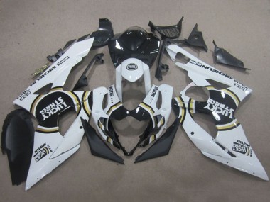 Affordable 2005-2006 Suzuki GSXR 1000 Motorcycle Fairings - White Black Lucky Strike Motul Australia