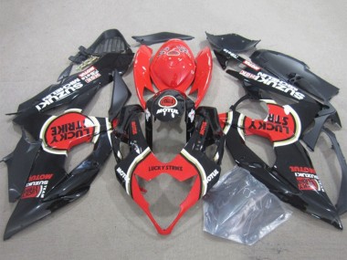Affordable 2005-2006 Suzuki GSXR 1000 Motorcycle Fairings - Black Red Lucky Strike Motul Australia
