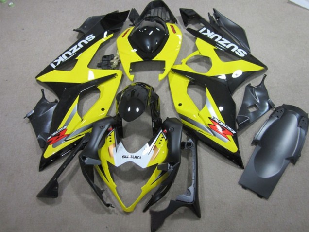 2005-2006 Suzuki GSXR 1000 Motorcycle Fairings - Yellow Black White Red Australia