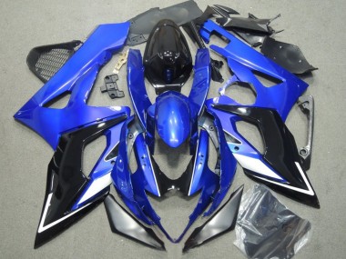 Affordable 2005-2006 Suzuki GSXR 1000 Motorcycle Fairings - Blue White Silver Black Australia