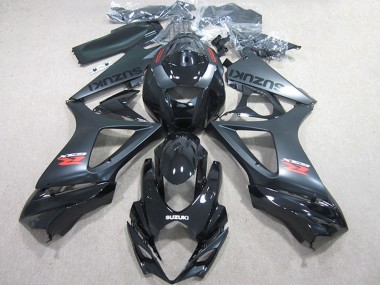 Affordable 2007-2008 Suzuki GSXR 1000 Motorcycle Fairings Kits - Glossy Black Matte Black Australia