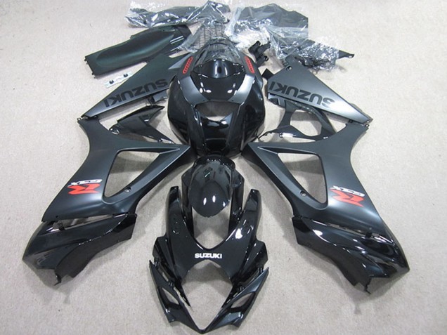 2007-2008 Suzuki GSXR 1000 Motorcycle Fairings Kits - Glossy Black Matte Black Australia