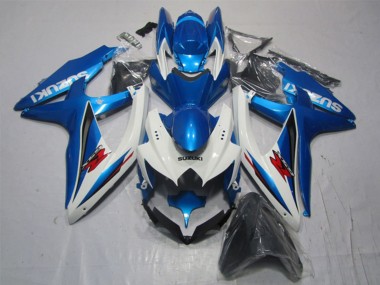 Affordable 2007-2008 Suzuki GSXR 1000 Motorcycle Fairing - White Blue Red Australia