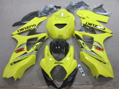 Affordable 2007-2008 Suzuki GSXR 1000 Motorcycle Fairing - Yellow Silver Black Australia