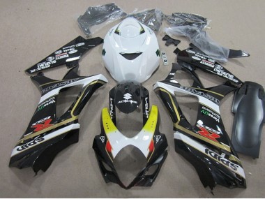 Affordable 2007-2008 Suzuki GSXR 1000 Motorcycle Fairings - White Yellow Red Black Australia