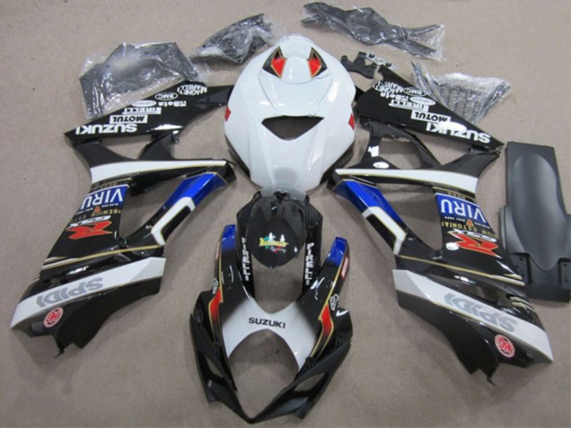 2007-2008 Suzuki GSXR 1000 Motorcycle Fairings - White Blue Red Black Australia