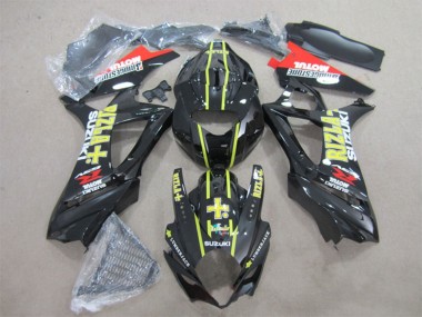 Affordable 2007-2008 Suzuki GSXR 1000 Motorcycle Fairings - Glossy Black Yellow Red Rizla Australia