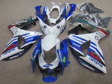 Affordable 2009-2016 Suzuki GSXR 1000 Motorcycle Fairings - White Blue Red Samsung Australia