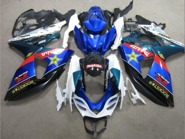 Affordable 2009-2016 Suzuki GSXR 1000 Motorcycle Fairings - White Blue Red Black Rockstar Australia