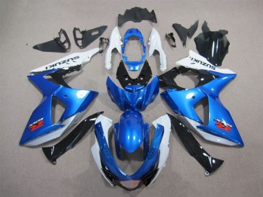 Affordable 2009-2016 Suzuki GSXR 1000 Motorcycle Fairings Kits - White Blue Black Australia