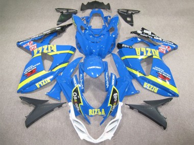 Affordable 2009-2016 Suzuki GSXR 1000 Motorcycle Fairings - Blue Yellow Rizla Q8 Oils Australia