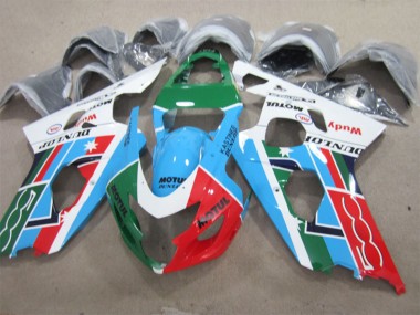 Affordable 2001-2003 Suzuki GSXR 600 Motorcycle Fairings - White Blue Green Red Motul Australia