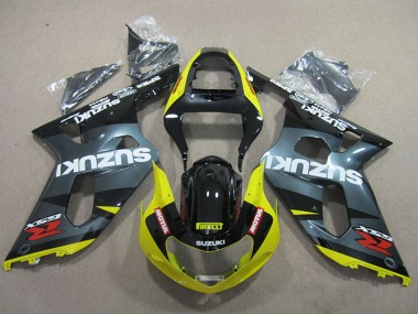 Affordable 2001-2003 Suzuki GSXR 600 Motorcycle Fairings - Black Yellow Motul Australia
