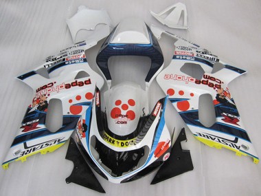 Affordable 2001-2003 Suzuki GSXR 600 Motorcycle Fairings - White Blue Red Yellow Black Dark Dog Australia