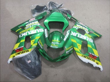 Affordable 2001-2003 Suzuki GSXR 600 Motorcycle Fairings - Green Yellow Telefumica MoviStar Australia