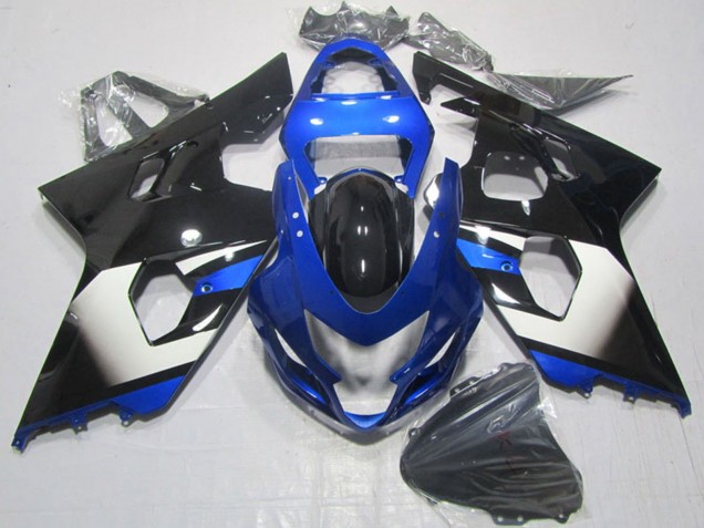 2004-2005 Suzuki GSXR 600 Motorcycle Fairings - Blue White Black Australia