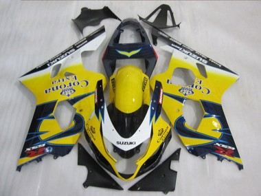 Affordable 2004-2005 Suzuki GSXR 600 Motorcycle Fairings - Yellow White Blue Corona Extra Australia