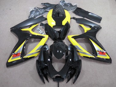 Affordable 2006-2007 Suzuki GSXR 600 Motorcycle Fairings - Yellow Grey Black Australia